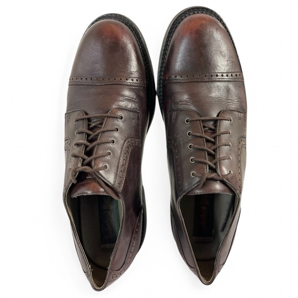 Timberland Waterproof Brown Leather Comfort Oxfords Men’s Lace Up Shoes - Picture 4 of 13